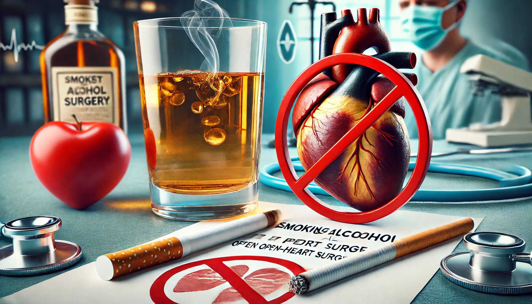 التدخين والكحول من الممنوعات بعد عملية القلب المفتوح